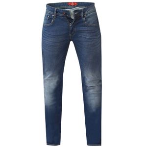 Duke Herren Stretch-Jeans Ambrose, King Size, Tapered Fit DC180 (66R) (Dunkel Blau)