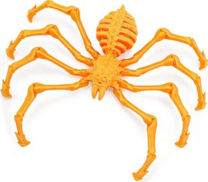 3D-gedruckte Riesenspinne mit einziehbaren Beinen, beweglichen Gelenken, Halloween, gruselige Gelenkspinne, Schreibtisch-Dekoration