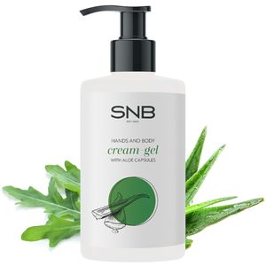 SNB Professional Hands and Body Cream - Gel 250ml z kapsułkami aloesu i ekstraktem z rukoli | Hand Care & Body Care | Dla bardzo suchej skóry