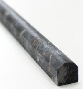 Marmor Bordüre Natursteinfliesen Visso Nero