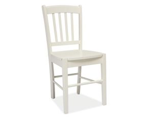 Drevená stolička MARGA - biela