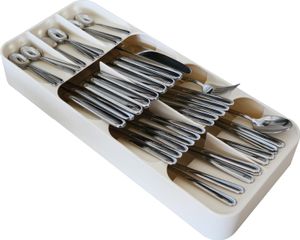 Küche Schublade Organizer 9 Fächer Grau Löffel Gabel Besteck Trennung Aufbewahrungsbox