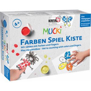 Kreul MUCKI Farbenspiel Kiste Wir zählen mit Farben und Fingern