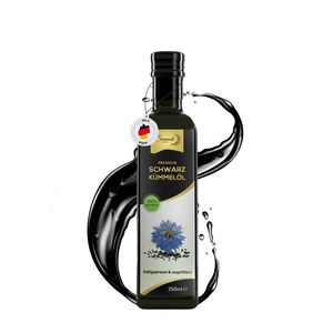 Sunnah Shop® Schwarzkümmelöl 250ml ungefiltert kaltgepresst | Black seed oil | 100% naturrein
