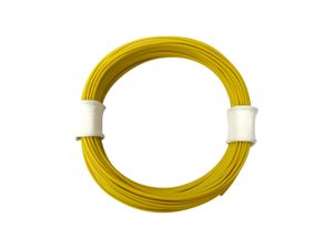 Schönwitz 50923 10 Meter Ring Miniaturkabel Litze flexibel LIVY 0,04mm² gelb