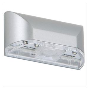 Briloner LED Wandleuchte Titan 4 x 0,06W 14lm Tageslicht 6000K mit 1 x AA Batterie & Bewegungsmelder
