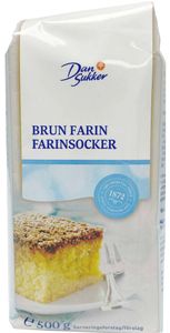 Dan Sukker Brun Farin Brauner Zucker 500g