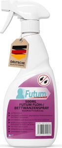 FUTUM 500ml Biozidfreies Bettwanzen-Spray Floh-Mittel Flöhe Bettwanzen bekämpfen Floh-Spray Hund