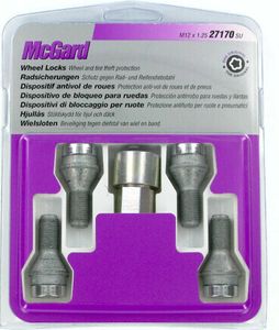 Mcgard Konische Bolzen Original A050 Kit 4 Stück M12x1.25 Schlüssel 19