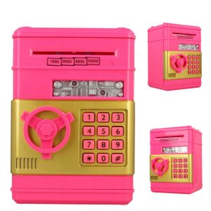 Lebula - bankomat Moneybox pre deti ružový