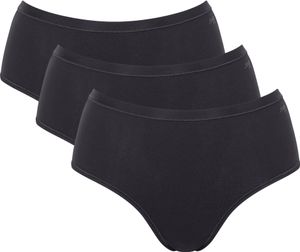 Sloggi Go Daily Baumwolle Midi Slip 3 Einheiten Schwarz S Frau Schwarz S
