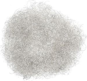 Engelshaar Lametta Silber 200g – Vielseitige Deko für Weihnachtsbaum, Tisch und Basteln
