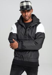 Pánska vetrovka Urban Classics 2-Tone Pull Over Jacket TB1880 Multicoloured Black/White M