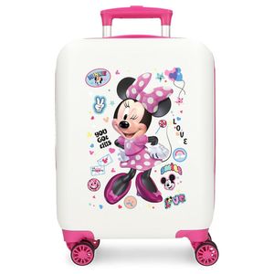 Joumma Bags Kinder Koffer Trolley Kinderkoffer Disney Minnie Maus Weiß