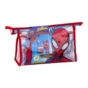 Kinder Reisetoilettengarnitur Spiderman 4 Stücke Rot 23 x 15 x 8 cm