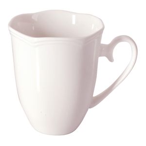 Biały porcelanowy kubek do napojów Diana 350 ml