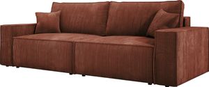 DomoHome Univerzální rohová sedací souprava Kasjo s funkcí spaní a lůžkem Měkká tkanina Flexibilní nastavitelné levé rozložení Plocha na spaní: 205x135 cm Rozměr: 245x90x83 cm Barva: hnědá DomoHome Univerzální rohová sedací souprava Kasjo s funkcí spaní a lůžkem Měkká tkanina Flexibilní nastavitelné levé rozložení Plocha na spaní: 205x135 cm Rozměr: 245x90x83 cm Barva: hnědá