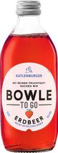 Katlenburger Bowle To Go Erdbeere mit fruchtig reinem Fruchtsaft 330ml