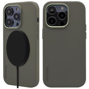 Decoded - Silikonowa Obudowa Ochronna Do Iphone 14 Pro Max Kompatybilna Z Magsafe (Olive)