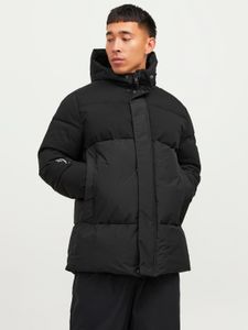 Jack&Jones Jacke FORCE Winddichte Pufferjacke mit Kapuze und Reißverschluss