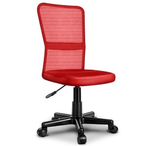 TRESKO Otočná židle Červená manažerská židle Kancelářská židle Otočná sportovní židle Kancelářská židle Židle k psacímu stolu