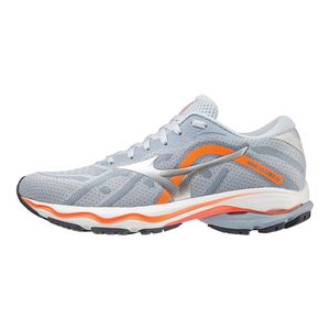 Mizuno Wave Ultima 13 bežecká obuv športová obuv sivá/svetlo modrá/oranžová/biela J1GD221804, Veľkosť topánky:40 EU
