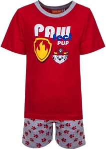 Paw Patrol Jungen Shorty Pyjama, rot, Gr. 98-128 Größe - 116