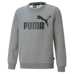 PUMA ESS Big Logo Crew Sweatshirt Jungen medium gray heather 176