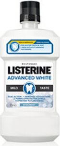 Listerine Advanced White Mild Taste Mouthwash 500ml by Listerine