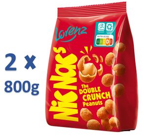 Lorenz Snack World Nic Nac's Großpack, 2er Pack (2 x 800 g)