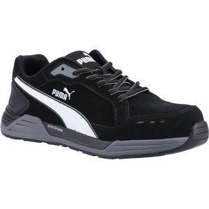 Puma Safety - Herren Sicherheits-Sneakers "Airtwist Low S3", Leder FS7593 (45 EU) (Schwarz)