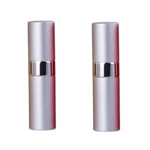 INF Nachfüllbare Mini-Parfümzerstäuberflasche, 15 ml, 2er-Pack Silber