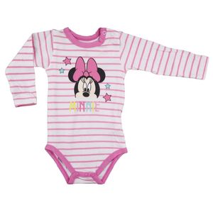 Disney Minnie Maus Baby Kleinkind gestreifter langarm Body – 74