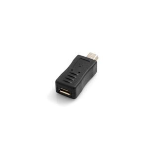 SYSTEM-S Mini USB Stecker auf Micro USB Eingang Adapter OTG Host Cable Flash Drive Verbindung für Smartphone Handy Tablet PC