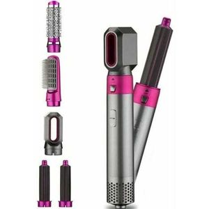 Haarstyler 5 in 1,Hairstyler mit föhn, Rundbürstenföhn, föhnbürste, Glättbürste,thermal brush