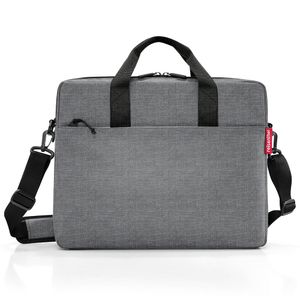 reisenthel workbag, Tasche, Messengerbag, Schultertasche, Arbeitstasche, Twist Silver, 13 L, US7052