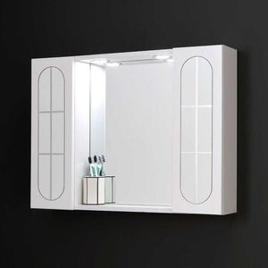 2-türiger Badspiegel mit Beleuchtung und Ablage