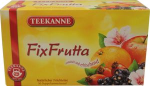 Teekanne Früchte Mischung aromatisch und erfrischend 50 Teebeutel 150g