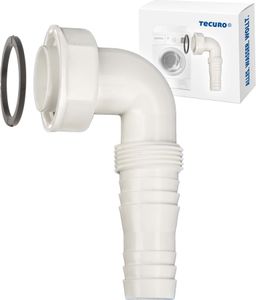 tecuro Geräteanschlusstülle 1 Zoll 90° extra lang, für Spülensiphon