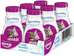 Whiskas Katzenmilch | Katzenfutter Muttermilchersatz 6x200ml
