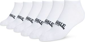 Uni ponožky do tenisiek 6-pack HAYLES White/Black 43-46 Lonsdale