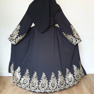 Muslimische Frau Khimar Arabische Türkei Robe Ramadan Kimono Islam Kaftan Kleidung Abaya für Frauen Dubai Neueste