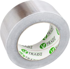 V1 Trade - Hliníková lepicí páska, Samolepicí hliníková páska, Opravná páska Hliníková páska pro opravy - 1 role (48 mm x 50 m)