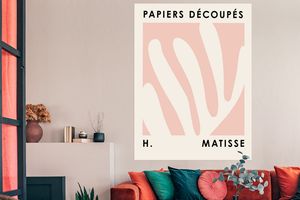 MuchoWow® Poster Matisse - Rosa - Pastell - Abstrakt 120x160 cm - Wandbilder