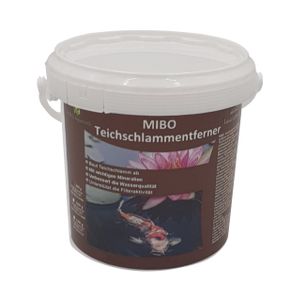 MIBO Teichschlammentferner 1kg Teichpflege Teichschlamm Gartenteich