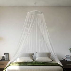 vidaXL Moskytiéra na posteľ 220 Mesh White 56x56x220 cm