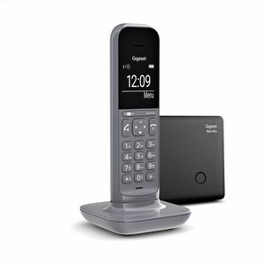 Gigaset CL390A Schnurlostelefon mit Anrufbeantworter dark grey