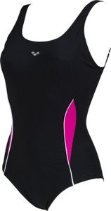 arena Badeanzug Damen BodyLift Alissa U Back mit C-Cup, Farbe:Schwarz, Größe:40
