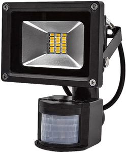 Greenmigo 20W SMD LED Strahler Außenstrahler Fluter  mit Bewegungsmelder Warmweiß Flutlichtstrahler Wasserdicht IP65