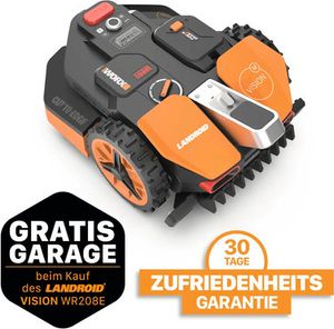 Worx Mähroboter Landroid Vision M800 20V, 4,0Ah, für 800 m2 WR208E